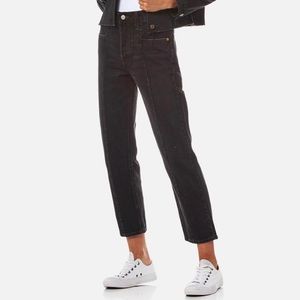 Levi’s Altered Straight Leg Button Up High Waisted